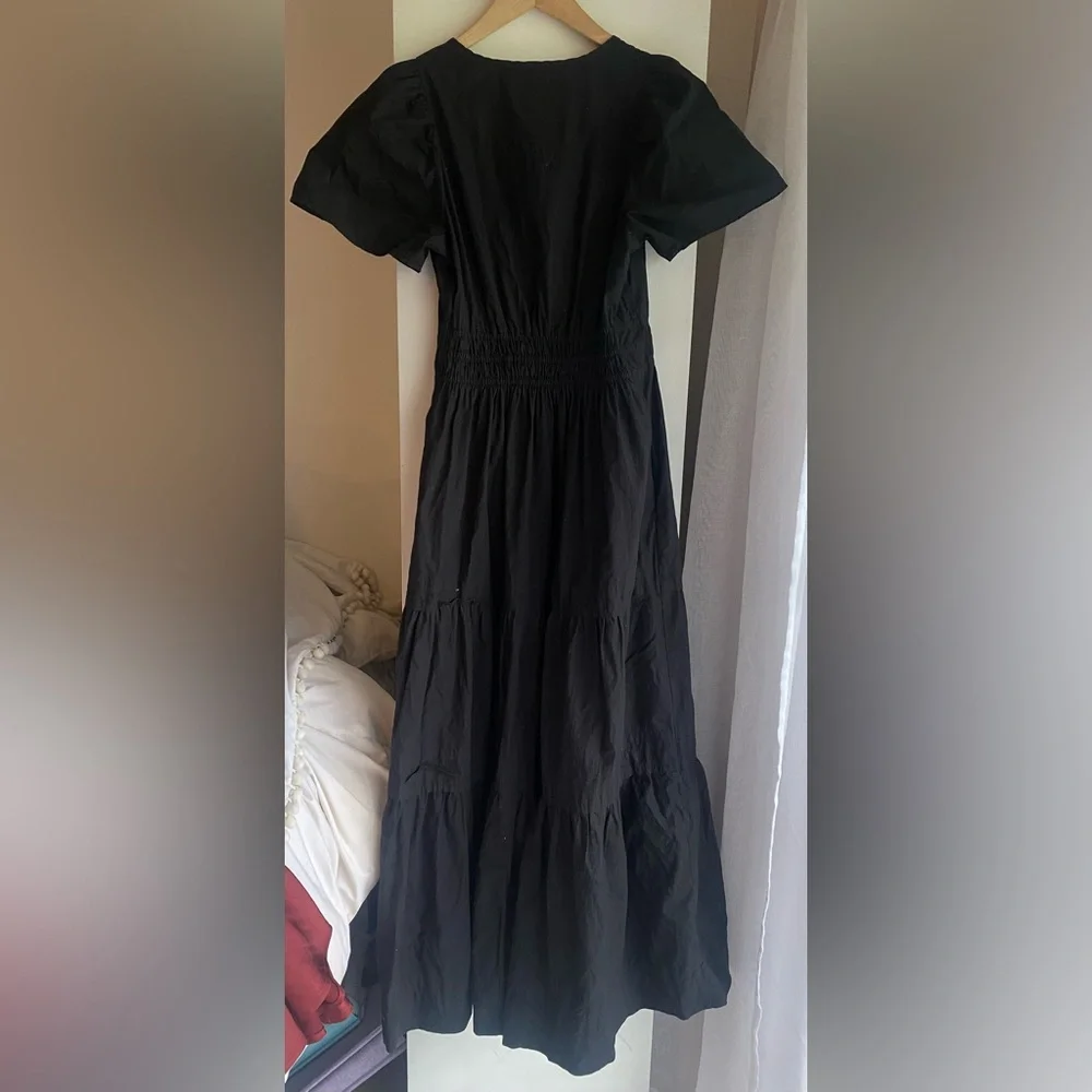 Anthropologie Black Somerset Maxi Dress - Picture 8 of 10